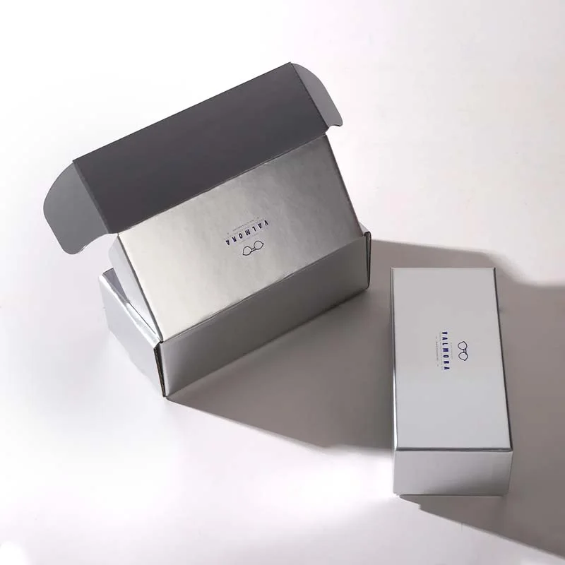 Stylish eyeglass Slvier packaging with logo, view 4