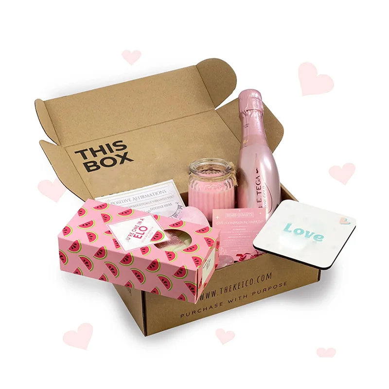 Custom Champagne and Wine Delivery Box