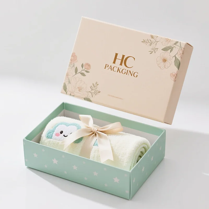 Printed Bath Towel Gift Box, view 7