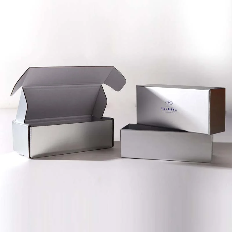 Stylish eyeglass Slvier packaging with logo, view 5