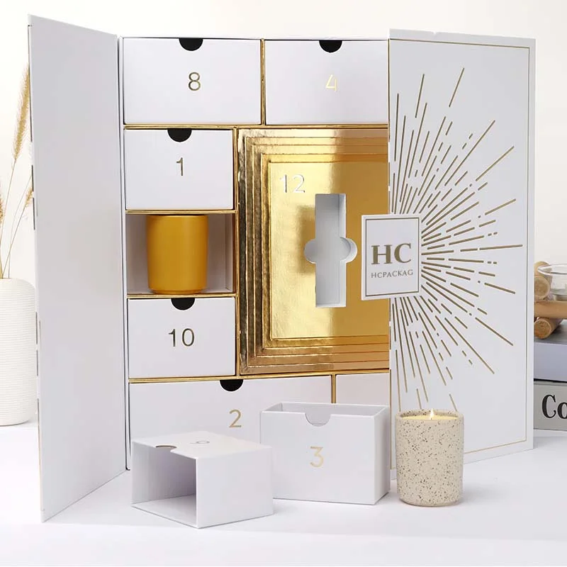 Custom Candle Calendar Boxes Manufacturer for Christmas Holiday, view 5