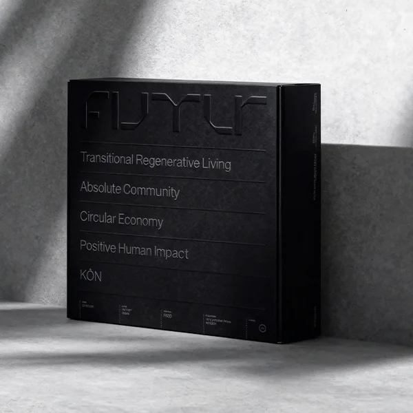 Black mailing box — packaging illustration 2