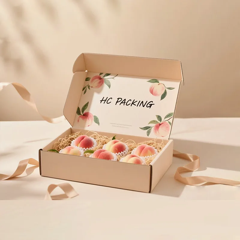 Customized Fruit Corrugated box, view 4