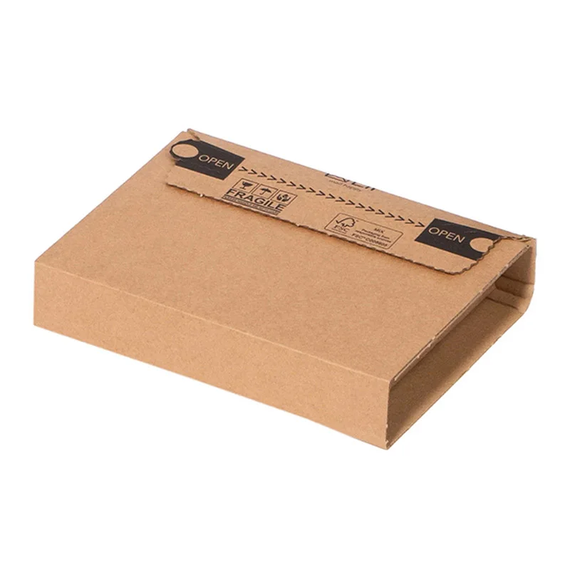 Corrugated Notebook Packaging Box with Tear Strip, view 4