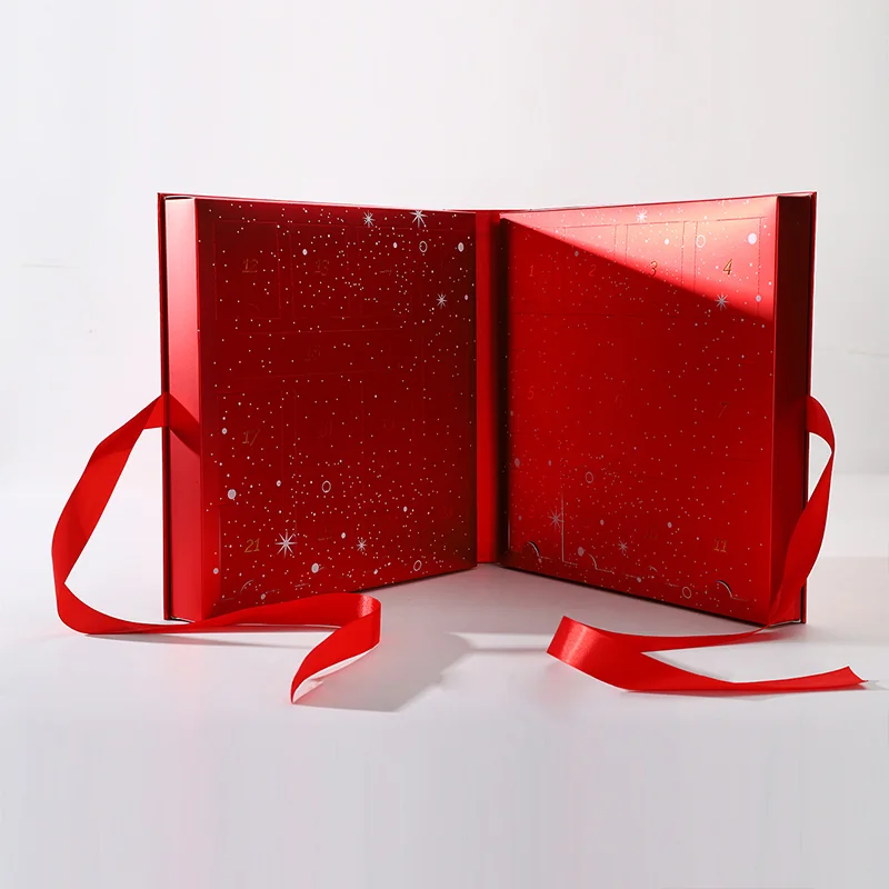 Chocolate & Candy Holiday Calendar Gift Boxes with plastic insert, view 8