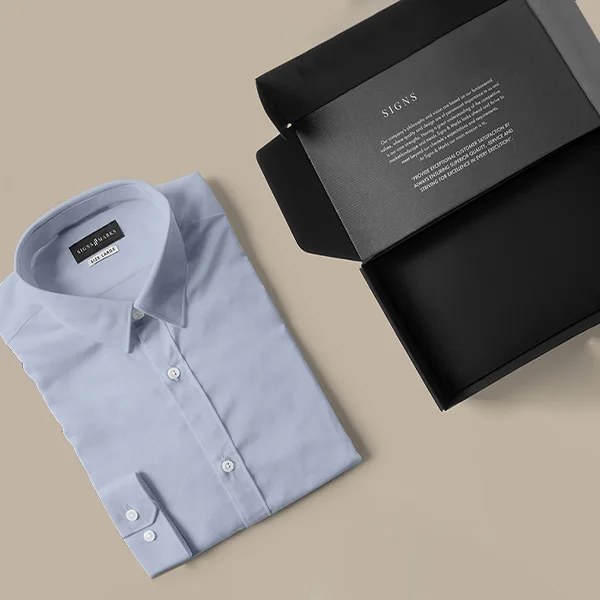 Apparel packaging box — packaging illustration 3