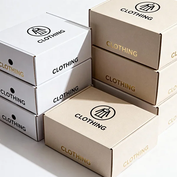Garment packaging box — packaging illustration 2