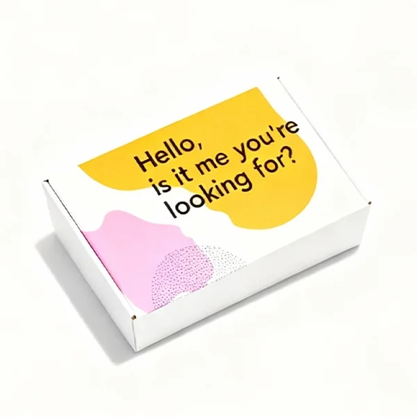 Printed corrugated packaging box — packaging illustration 3