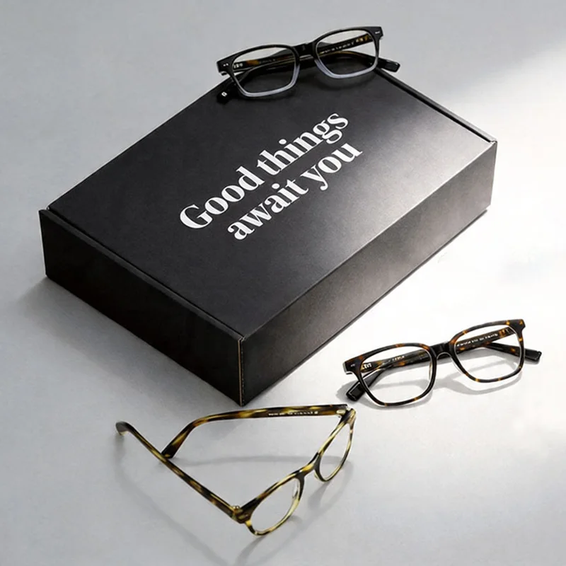 Black Eyewear Packaging Box, view 3
