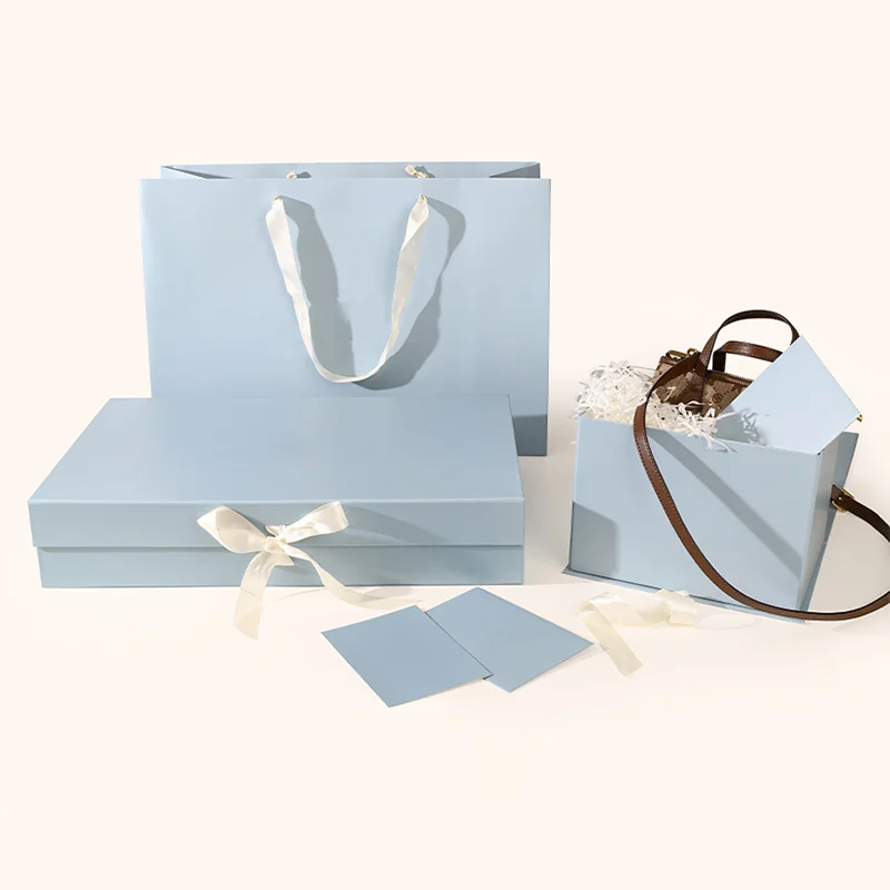 Luxury Apparel Gift Box with delivery packaging., view 2