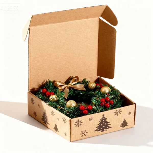 Wreath boxes for shipping — packaging illustration 2