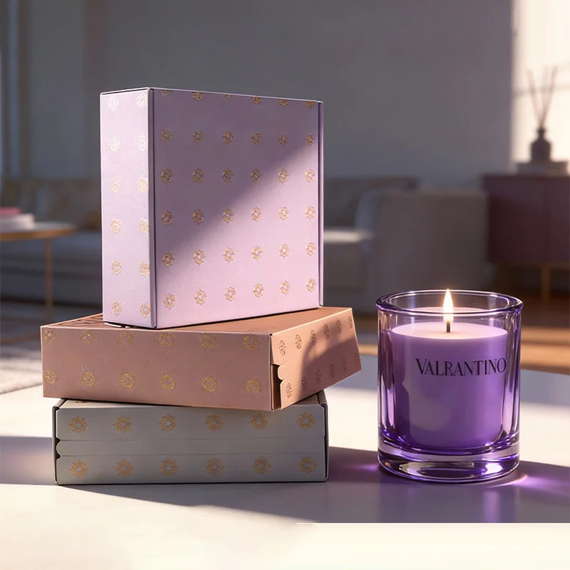 Elegant Floral Aromatherapy Candle Gift Box, view 2