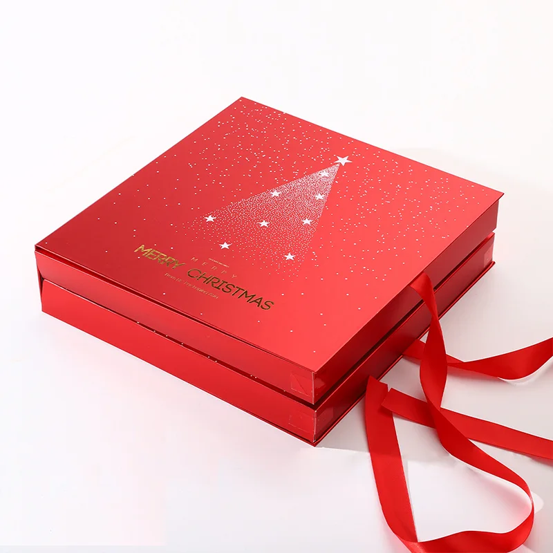Chocolate & Candy Holiday Calendar Gift Boxes with plastic insert, view 12
