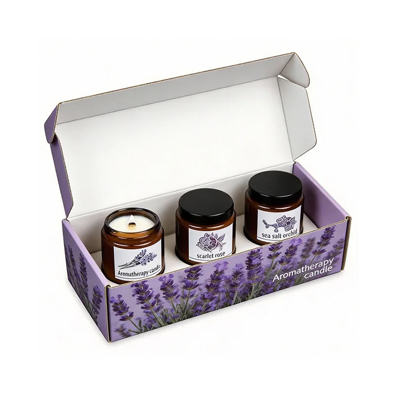 The Lavender Fields Aromatherapy Candle Gift Set, view 2