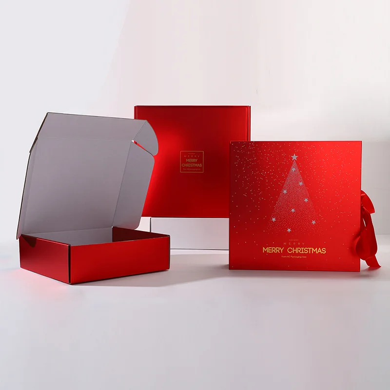 Chocolate & Candy Holiday Calendar Gift Boxes with plastic insert, view 4