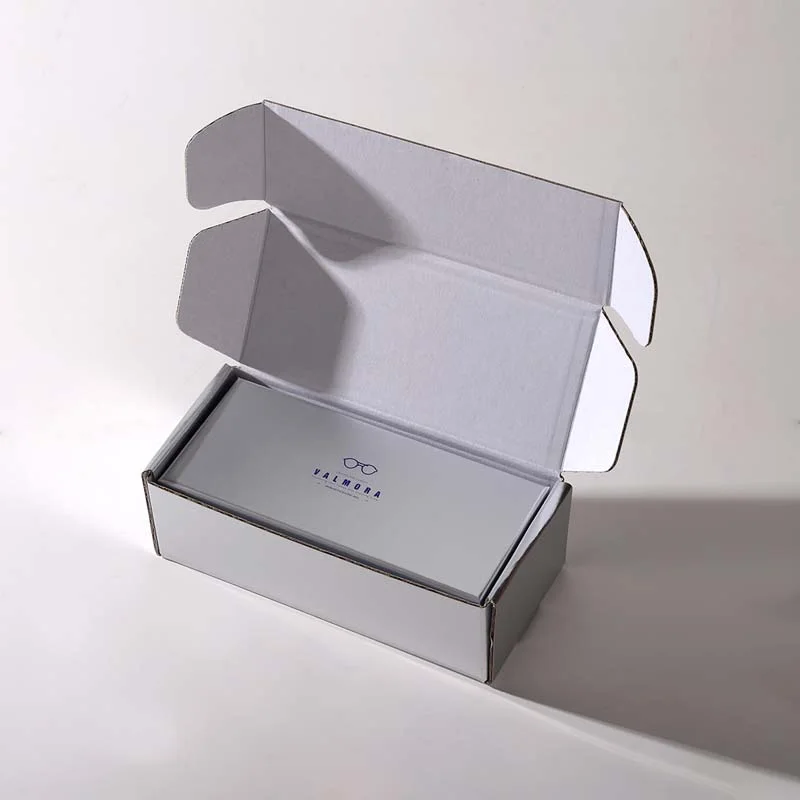 Stylish eyeglass Slvier packaging with logo, view 3