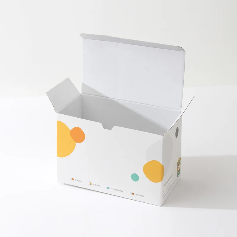 White Printed Packaging Box, view 3