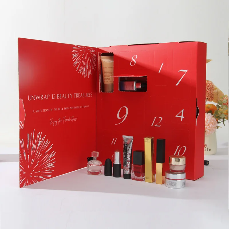 Skincare Card Calendard Paper Box for Holiday