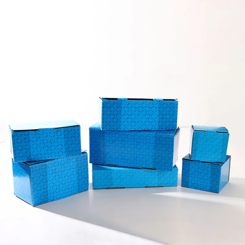 Blue Packaging Box, view 5