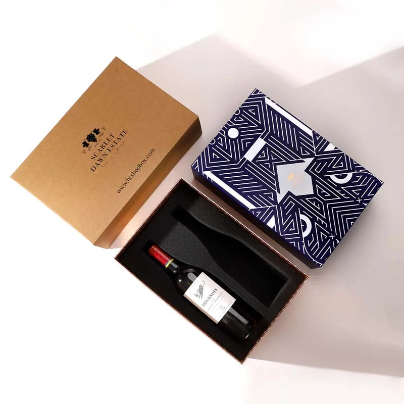 Scarlet Dawn Estate Custom Wine Packaging Box