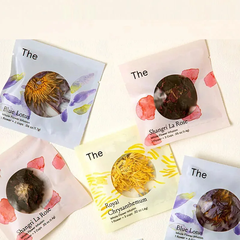 Elegant Flower Tea Packaging Box, view 5