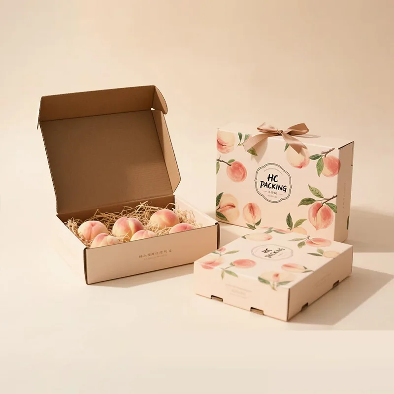 Customized Fruit Corrugated box, view 3