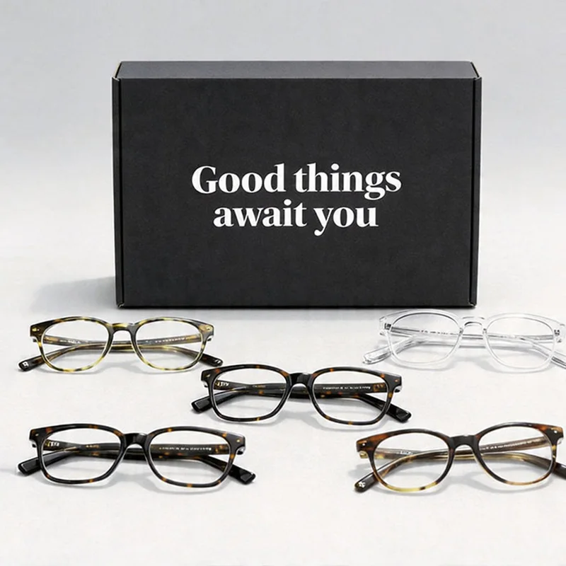 Black Eyewear Packaging Box, view 4