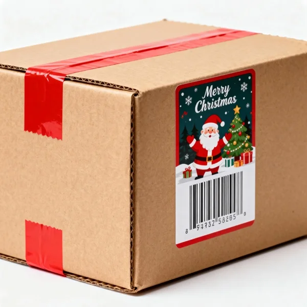 Christmas mailer boxes — packaging illustration 3