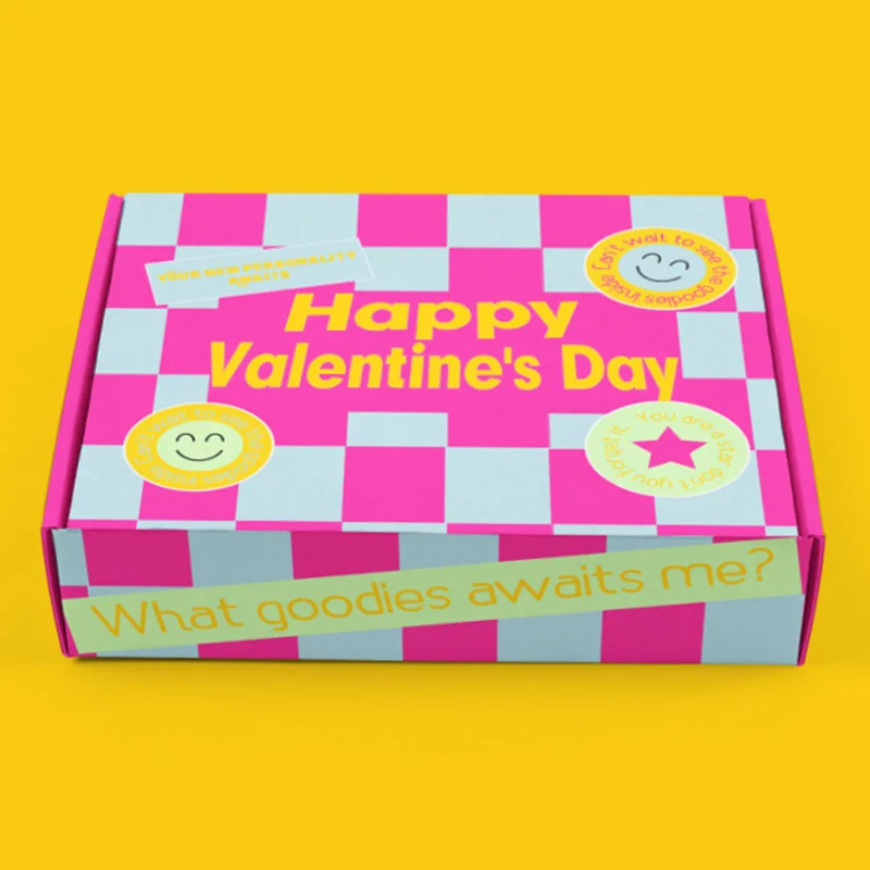 Colorful Valentine's Day Gift Shipping Box, view 4