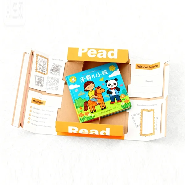 Book mailers — packaging illustration 3