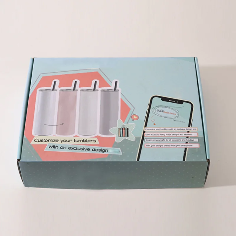 Customized Tumbler Delivery Packaging Box, view 4