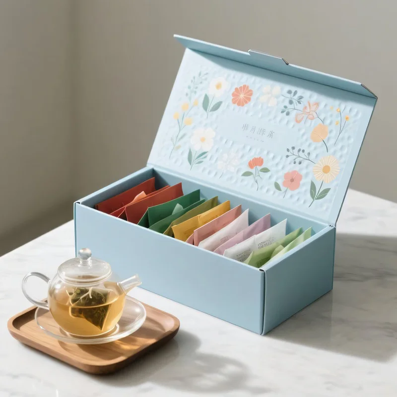 Tea Gift Box set for online shopping, view 6