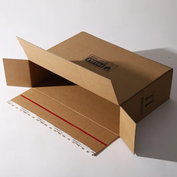 Corrugated boxes with logo — packaging illustration 3