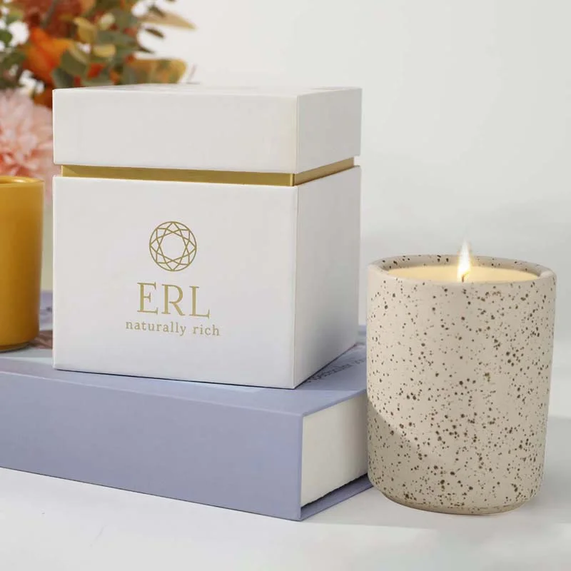 Custom logo kraft paper carton cardboard gift box package ecommerce shipping boxes for Candle, view 5
