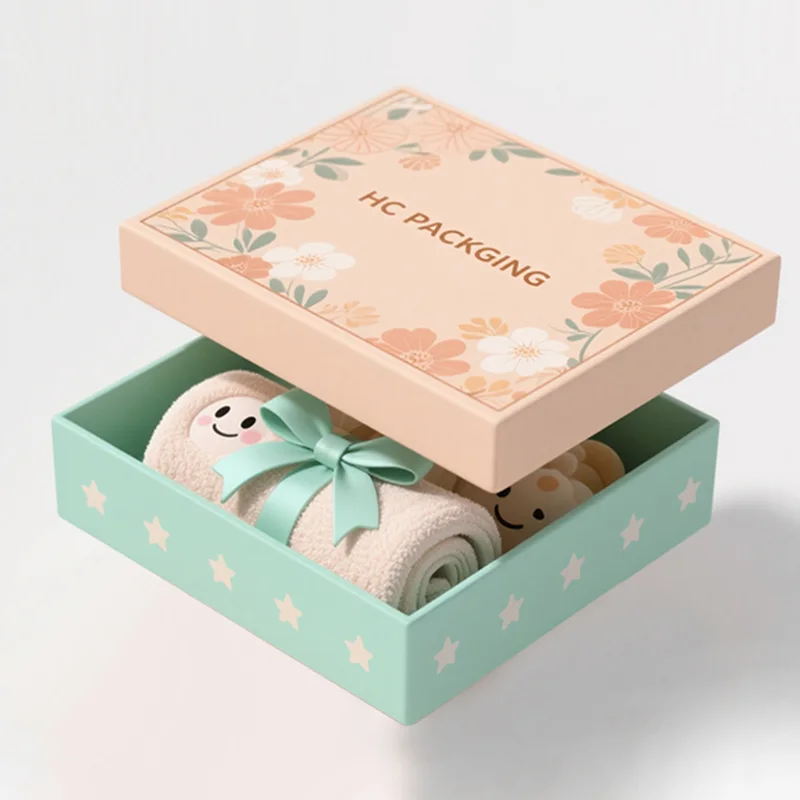 Printed Bath Towel Gift Box, view 9