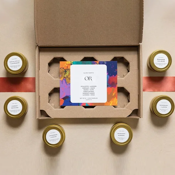 Candle packaging boxes — packaging illustration 2