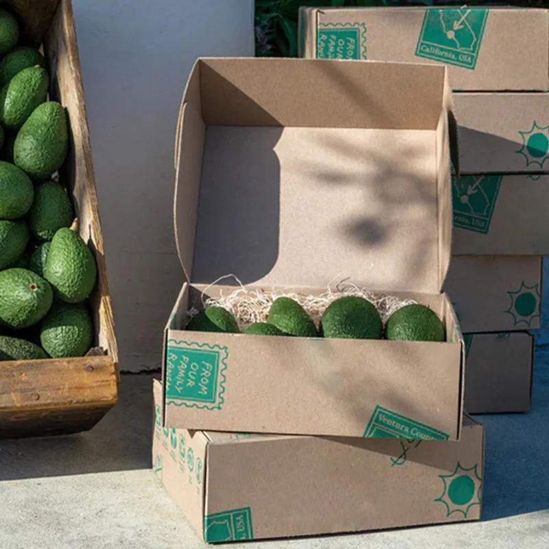 Fruit Corrugated shipping Box, view 3