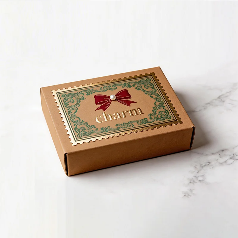 Custom Kraft Press-On Nail Mailer Box for E-Commerce Packaging, view 4