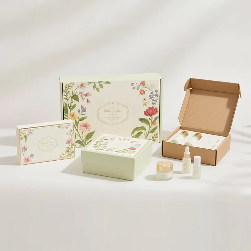 Bloom & Brighten Beauty Gift Box, view 4