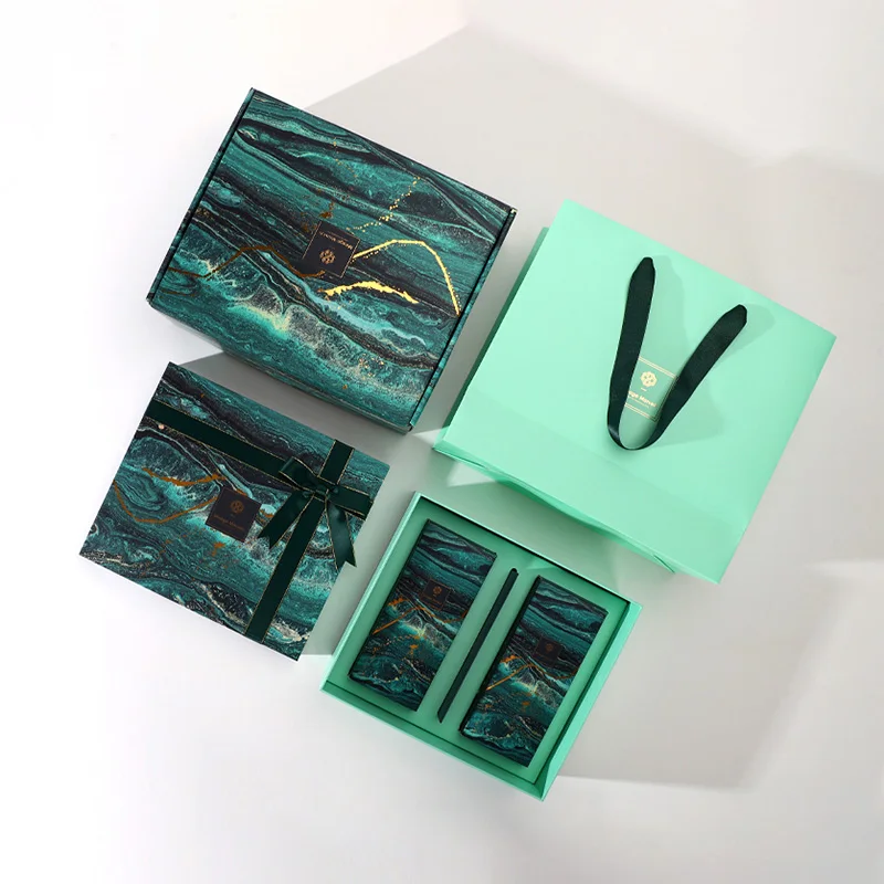 Mail gift box and bag set for cosmetic, view 3