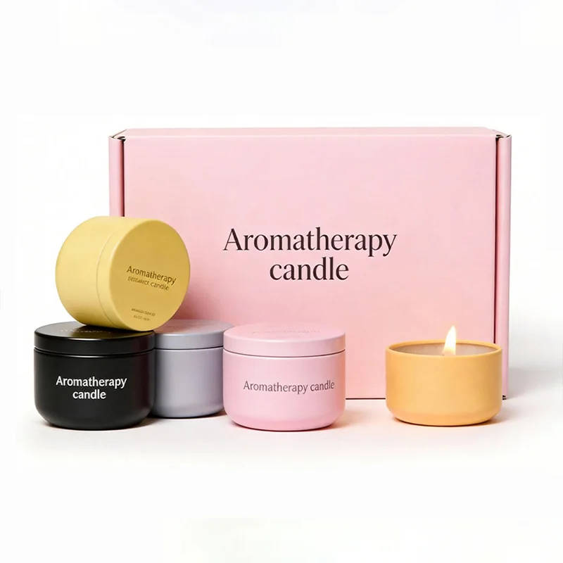 The Serenity Collection Aromatherapy Candle Gift Set, view 3
