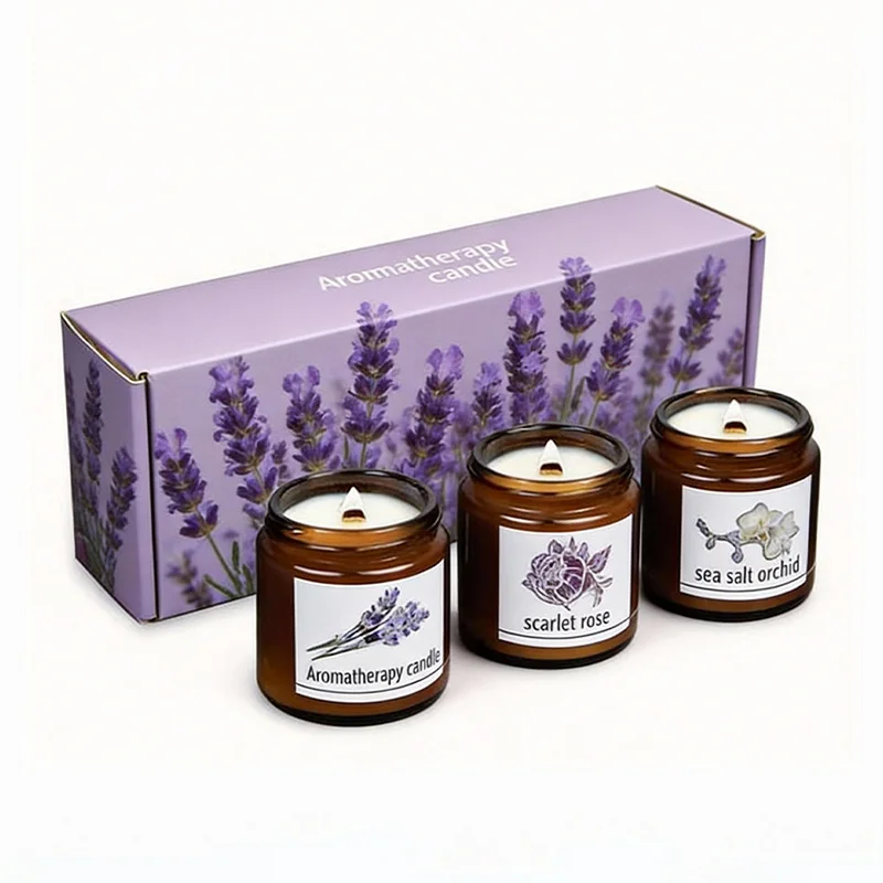 The Lavender Fields Aromatherapy Candle Gift Set, view 4
