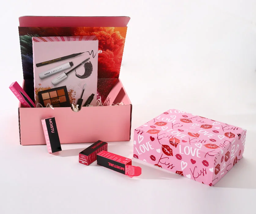 Pink cosmetic packaging: storytelling through presentation — archive photograph 4