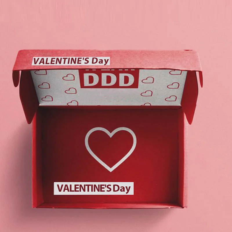 Red Valentine's Day Gift Packaging Box