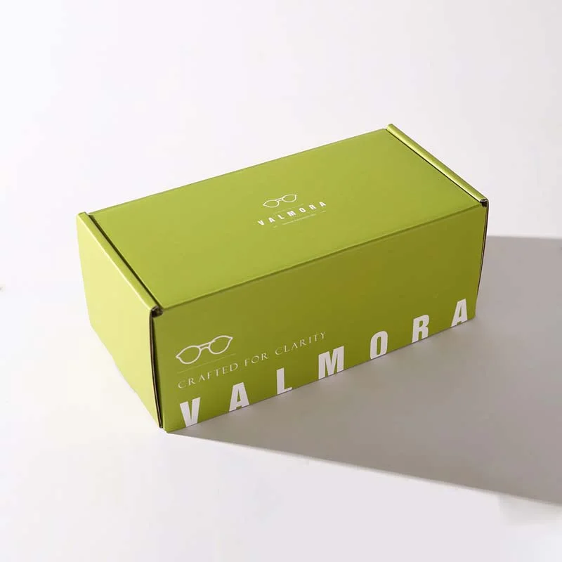 Premium green eyeglass storage case, view 5