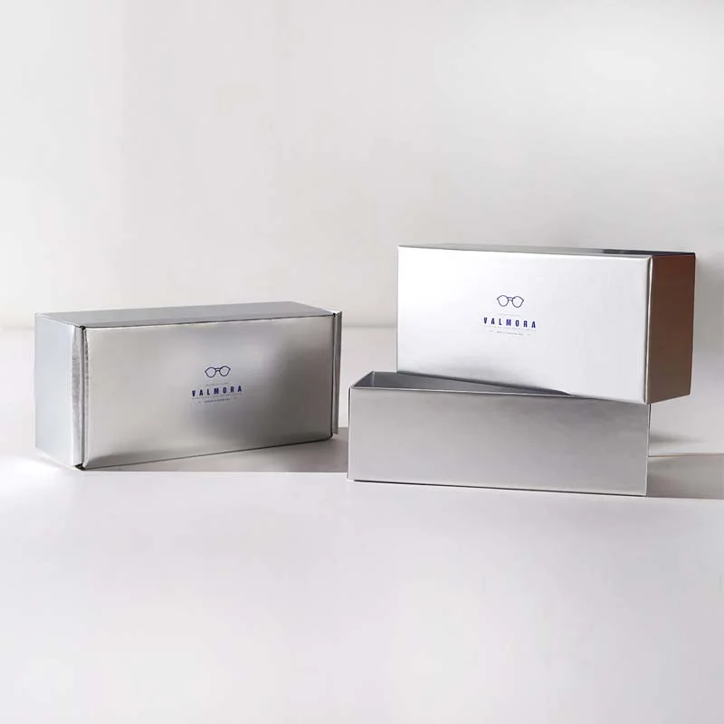 Stylish eyeglass Slvier packaging with logo, view 6