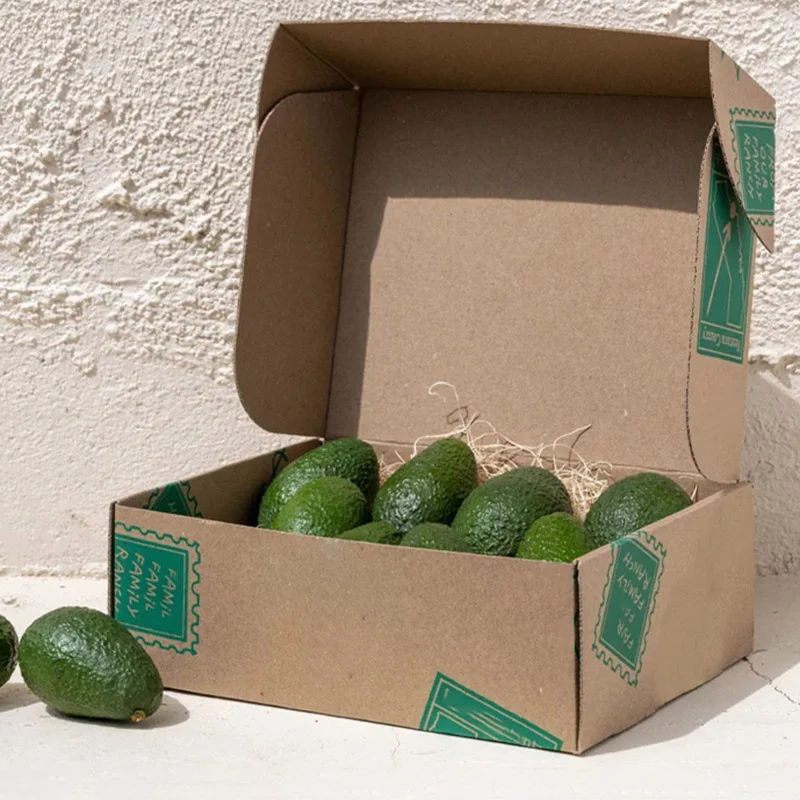 Fruit Corrugated shipping Box, view 2