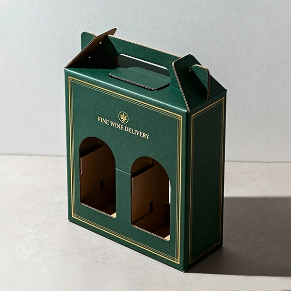 Wine mailers — packaging illustration 2