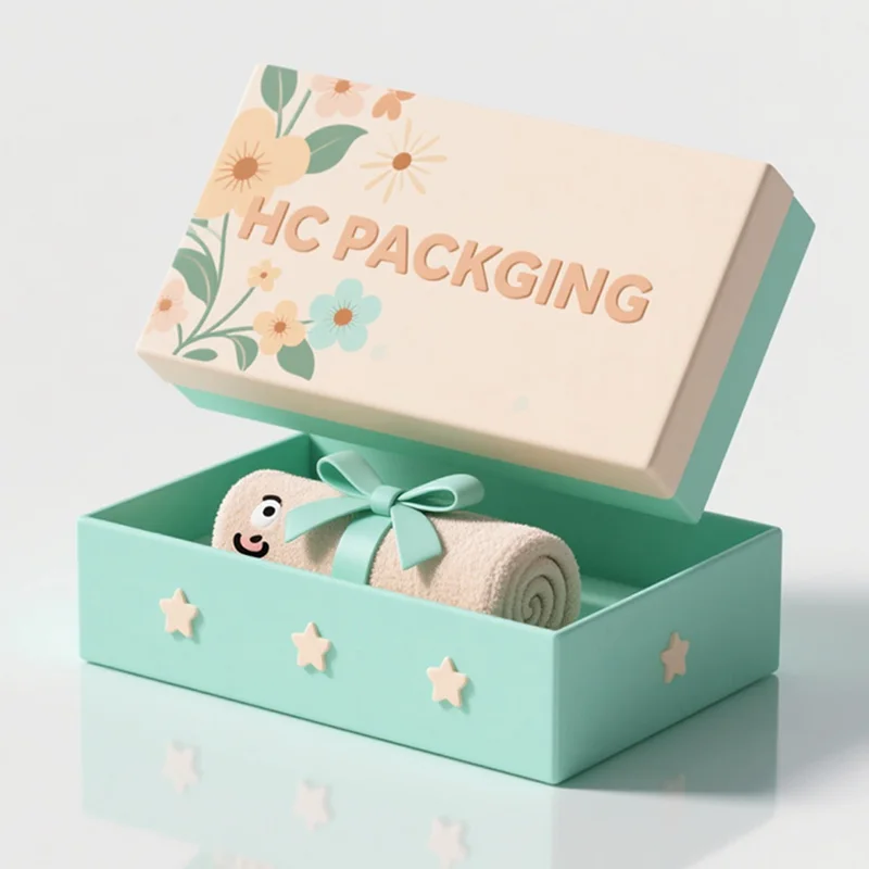 Printed Bath Towel Gift Box, view 2