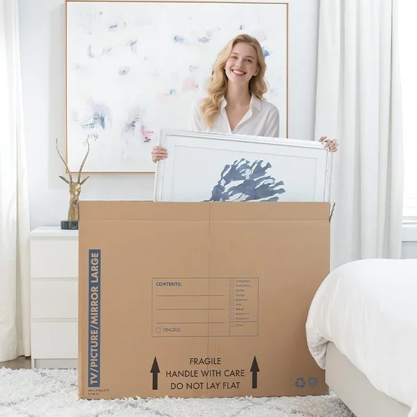 Artwork shipping boxes — packaging illustration 2